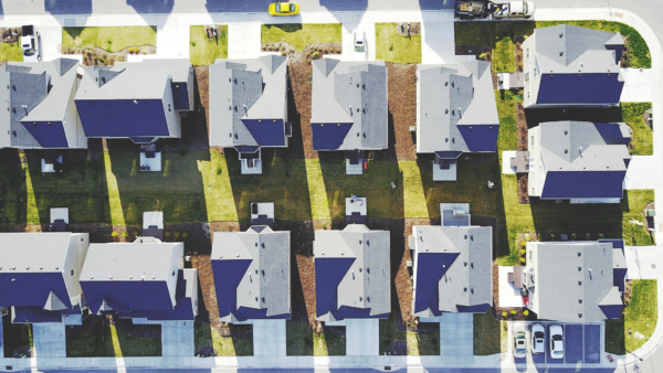 Suburban community homes