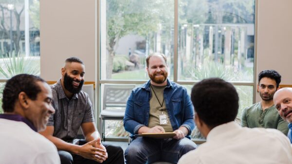 Small group of men