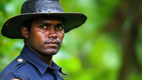Male indigenous ranger