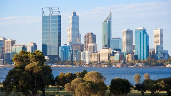 Beautiful Perth skyline