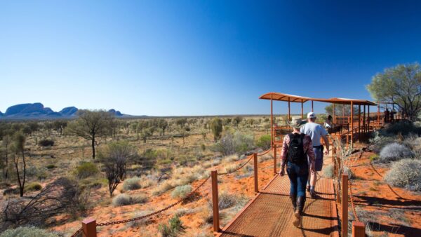 Tourists in Northern Territory Australia